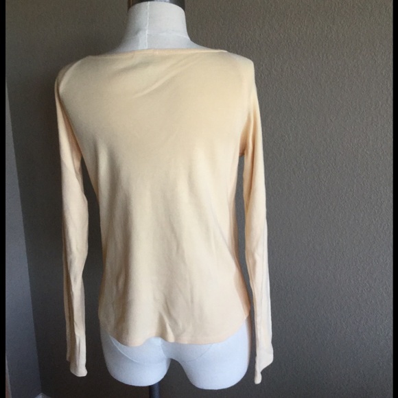 VINTAGE Y2K Ann Taylor LOFT Top - Scoop Neck with Raglan Sleeves - Size Small - Picture 2 of 4
